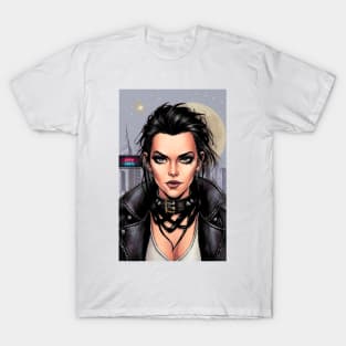 Punk Lady on the City Lights T-Shirt